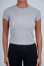 Microfiber Fitted Half Sleeve Top - The Basic Look