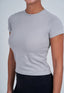 Microfiber Fitted Half Sleeve Top - The Basic Look