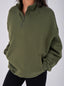 Zipper Neck oversized Sweater - The Basic Look