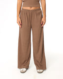 Wide Leg Textured Pants