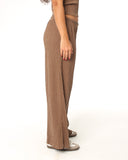 Wide Leg Textured Pants