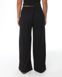 Wide Leg Textured Pants