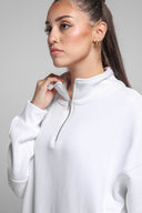 Oversized Zipper Neck Milton™ Sweater
