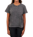 Washed Half Sleeve Top