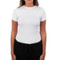 Microfiber Fitted Half Sleeve Top