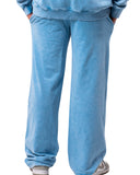 Washed Straight Leg Pants