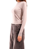Microfiber Fitted Long Sleeve Top