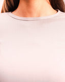 Microfiber Fitted Long Sleeve Top