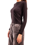 Microfiber Fitted Long Sleeve Top