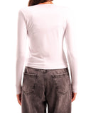 Microfiber Fitted Long Sleeve Top
