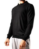 Knitted Polo Sweatshirt