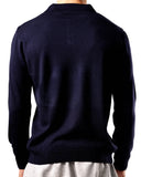 Knitted Polo Sweatshirt