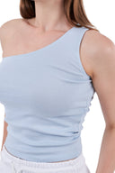 One Shoulder Top - The Basic Look