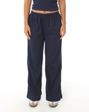 Wide Leg Textured Pants