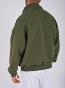 Zipper Neck oversized Sweater - The Basic Look