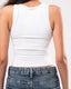 Polyamide Body Cut Crop Top