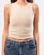 Polyamide Body Cut Crop Top