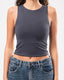 Polyamide Body Cut Crop Top