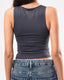 Polyamide Body Cut Crop Top