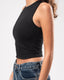 Polyamide Body Cut Crop Top