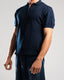 Knitted Quarter Zip Polo T-Shirt