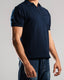 Knitted Quarter Zip Polo T-Shirt