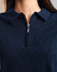 Knitted Quarter Zip Polo T-Shirt