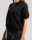 Knitted Quarter Zip Polo T-Shirt