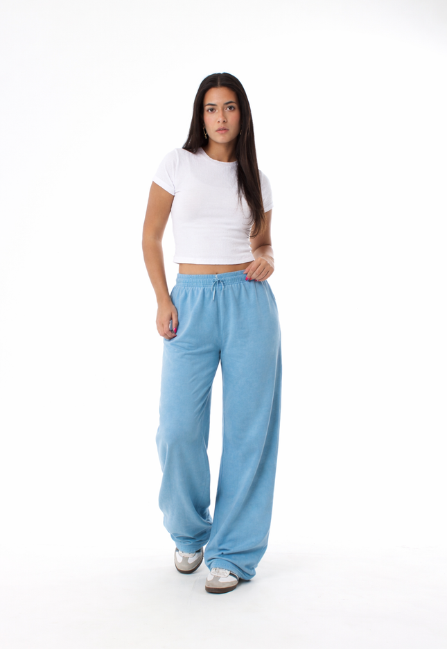 Washed Straight Leg Pants