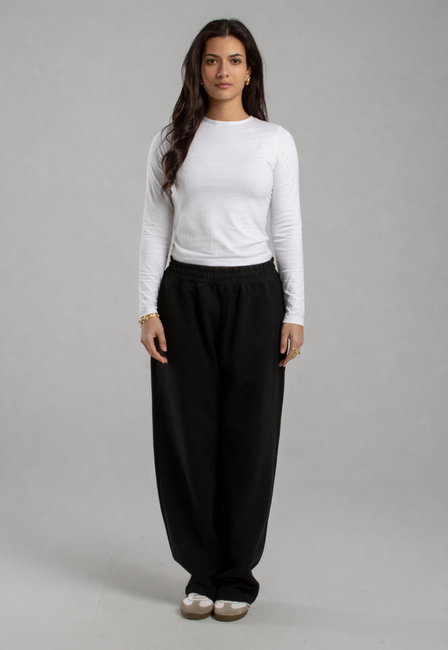 Microfiber Fitted Long Sleeve Top