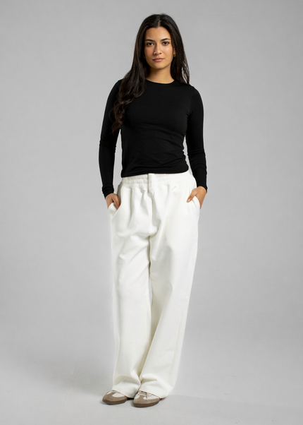 Microfiber Fitted Long Sleeve Top