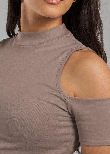 Off Shoulder Neck Top