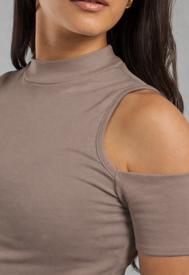 Off Shoulder Neck Top