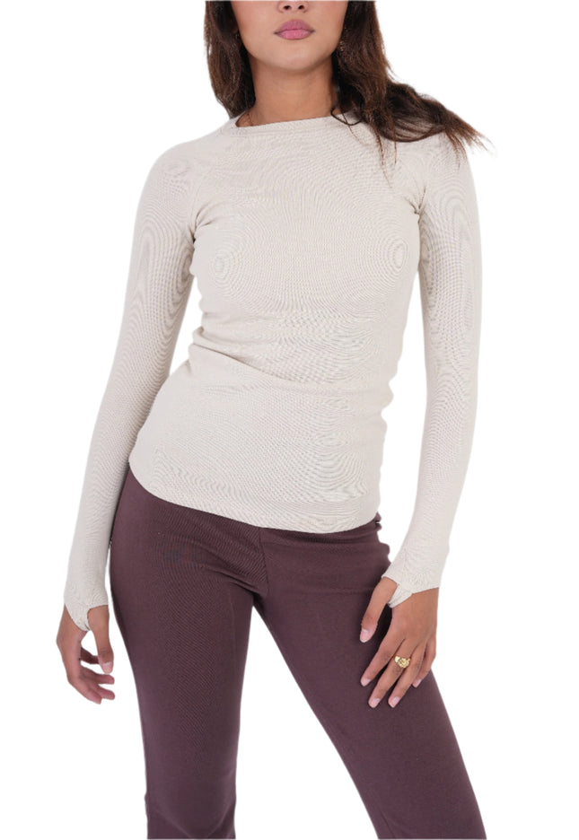 بلوزة بأكمام طويلة - نسائي