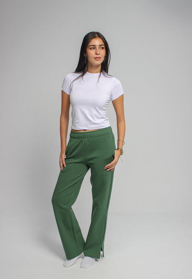 Straight Scuba™ Pants with Slit