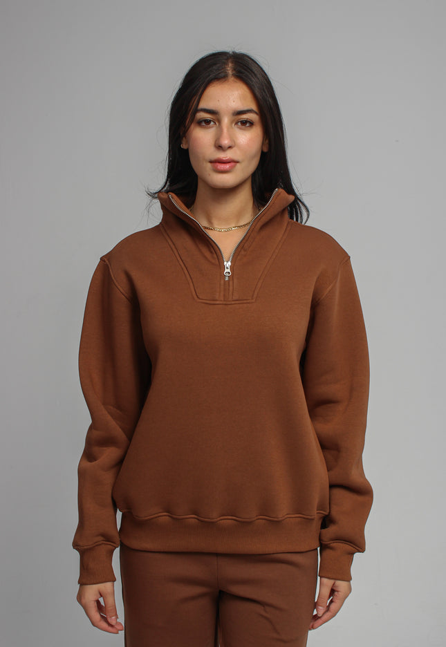 Quarter Zip Brushed Milton™