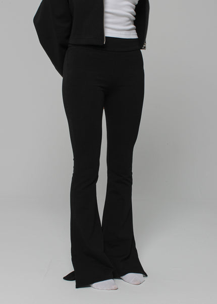 Flared Slit Pants