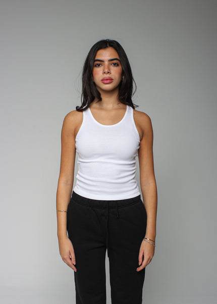 Ribbed Thick Strap Basic Top