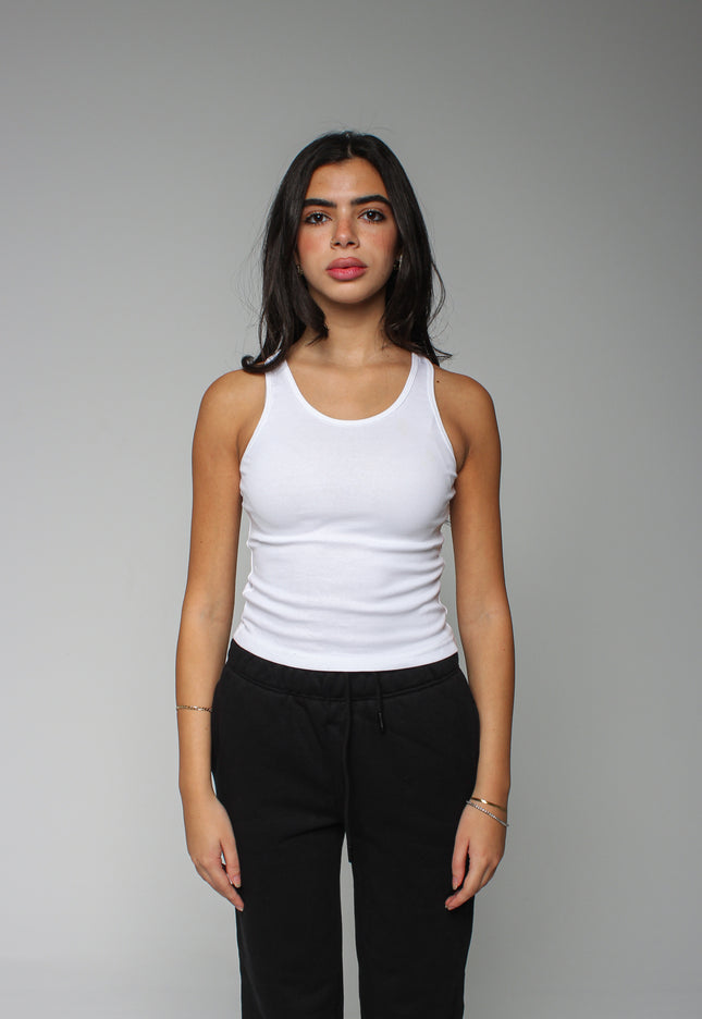 Ribbed Thick Strap Basic Top