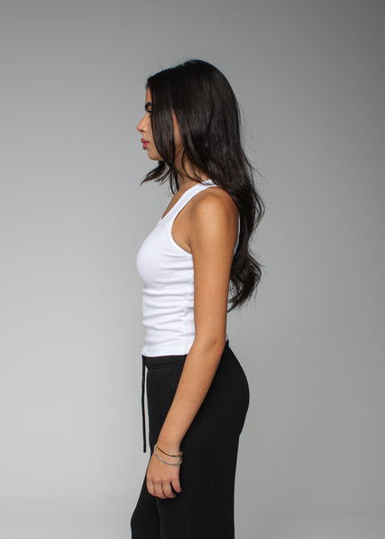 Ribbed Thick Strap Basic Top