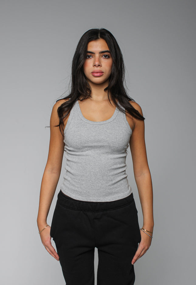 Ribbed Thick Strap Basic Top