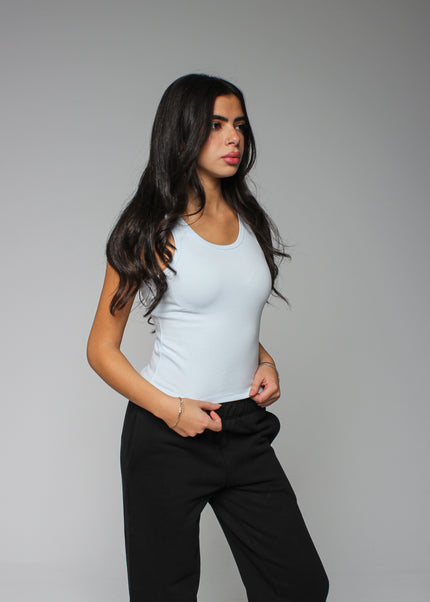 Ribbed Thick Strap Basic Top