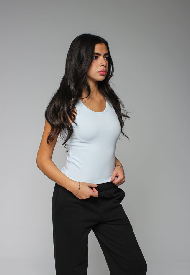 Ribbed Thick Strap Basic Top