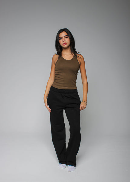 Ribbed Thick Strap Basic Top