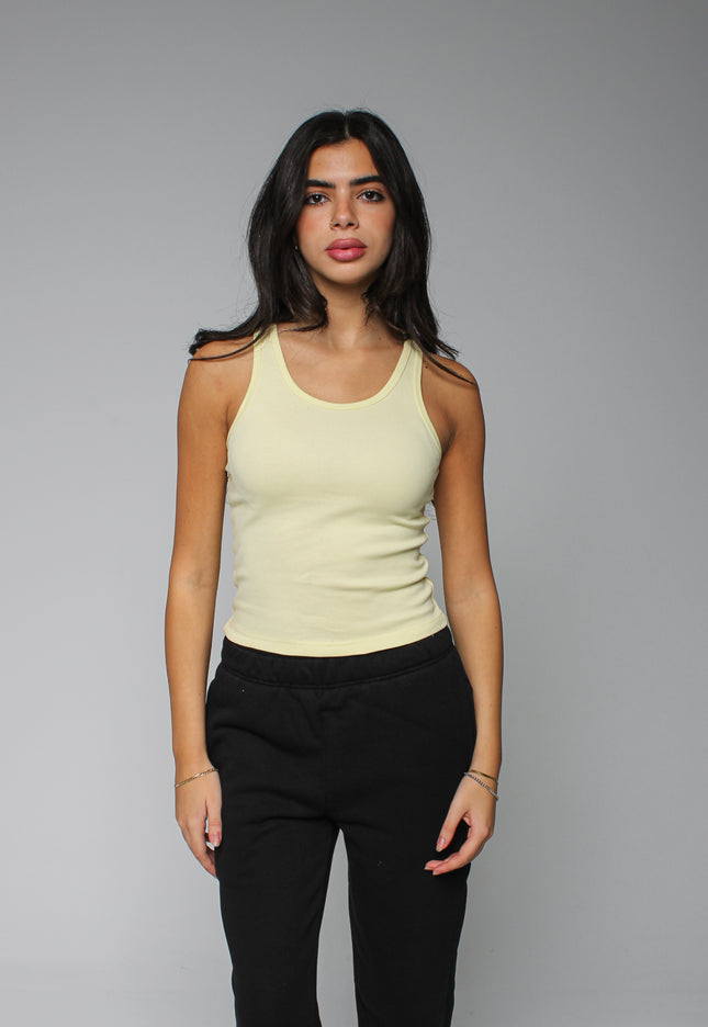 Ribbed Thick Strap Basic Top