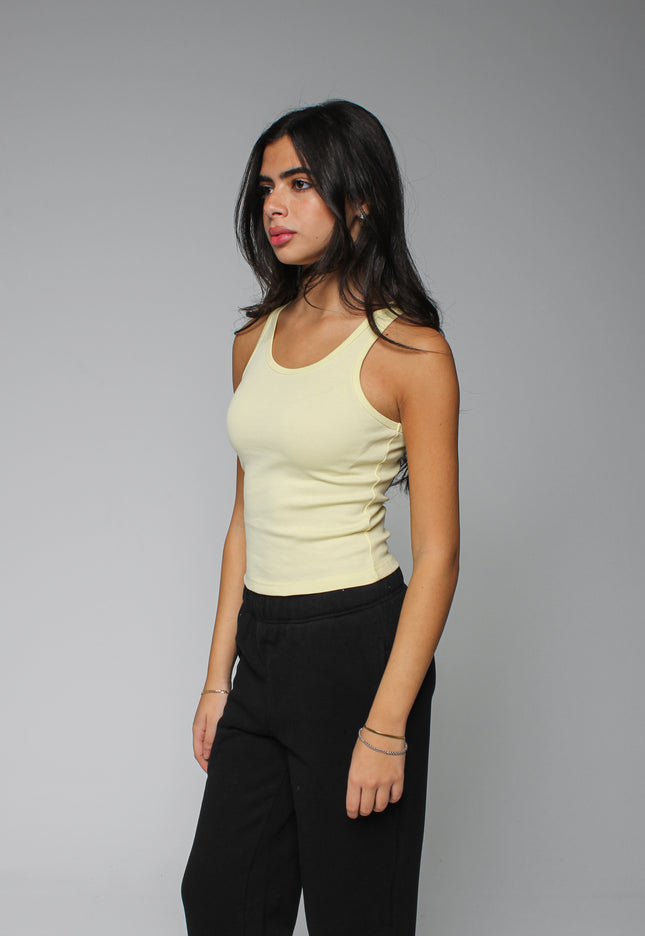Ribbed Thick Strap Basic Top