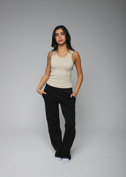 Ribbed Thick Strap Basic Top