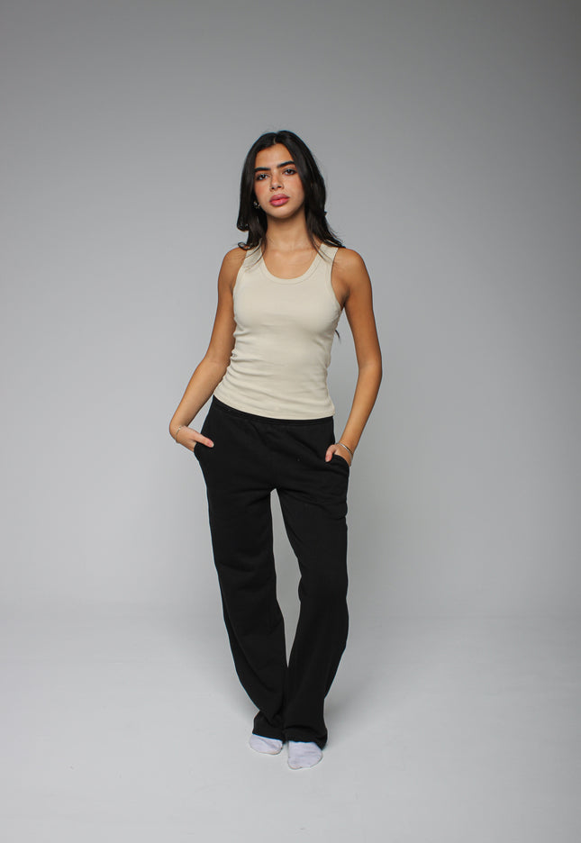 Ribbed Thick Strap Basic Top