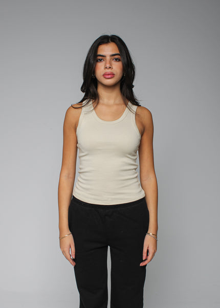 Ribbed Thick Strap Basic Top