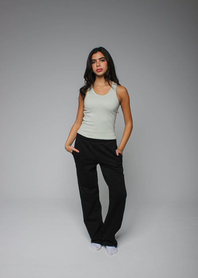 Ribbed Thick Strap Basic Top